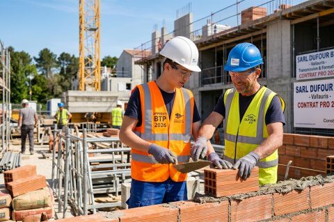 Recrutement BTP 2026 : quelles aides et avantages fiscaux pour un apprenti ?
